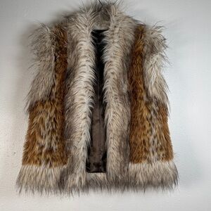 Faux Fur Vest by Damselle New York